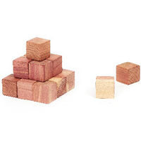 Lote de 16 cubos de cedro natural