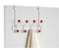 Colgador de puerta "Quadra" rosa