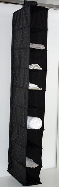 Estanteria zapatero 9 baldas parisienne negro