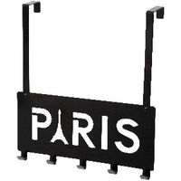 Gancho de puerta "Paris" negro
