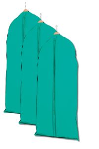 Lote de 3 fundas largas esmeraldas