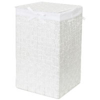 Cesta para la colada cuadrada STAN Blanco