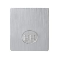 Parche de recambio color cromado