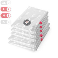 Lote de 5 bolsas de Compresión Aspispace (3 M + 2 L)