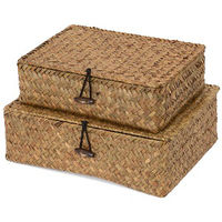 Lote de 2 cestas "Macao" canela