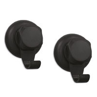 Lote 2 ganchos con ventosa "Bestlock Black"