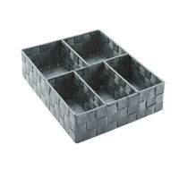 Separador de cajones gris oscuro