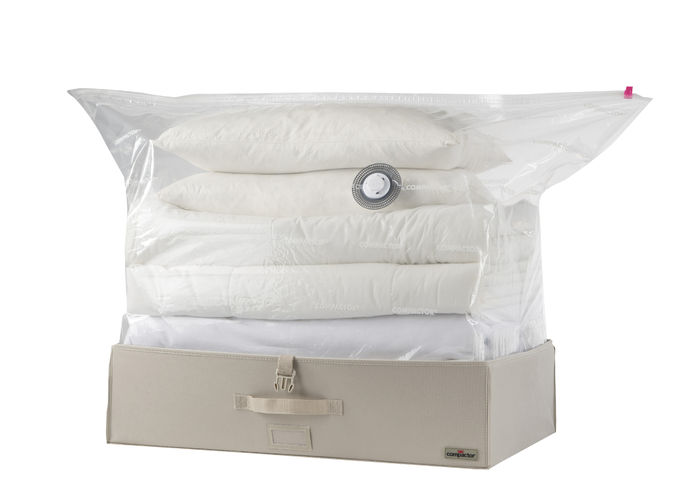 Compactor beige "2.0" Caja Almacenaje Rígida Al Vacío - XXL 1 Compactor
