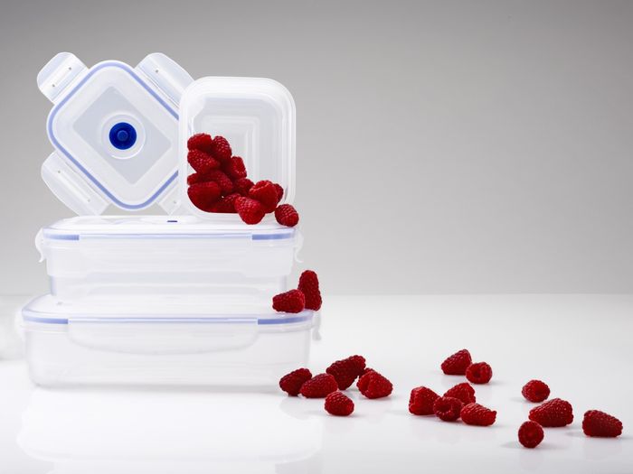 Lote de 3 envases alimentario + bomba de extracción de aire 2 Compactor