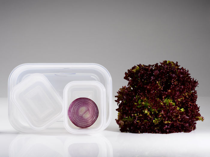 Lote de 4 cajas alimentarias + bomba de extracción de aire 2 Compactor