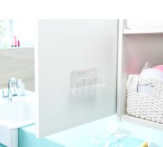 Organizador mural de maquillaje 4 compartimentos 7 Compactor