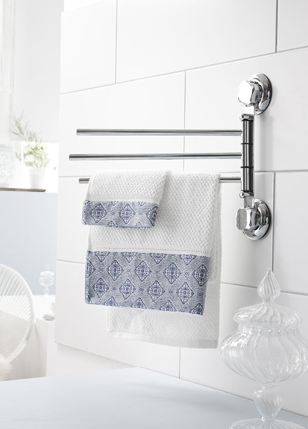 Porta toallas 3 ramas con ventosas Bestlock 3 Compactor