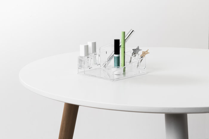 Organizador de maquillaje transparente 3 Compactor