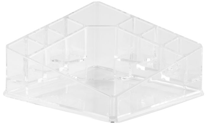 Organizador de maquillaje transparente 1 Compactor