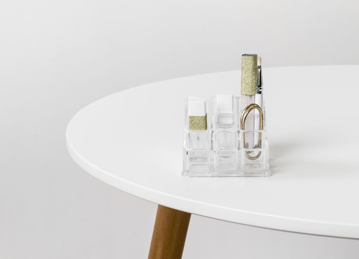 Organizador de barras de labios, transparente 4 Compactor