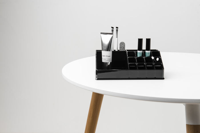 Organizador de maquillaje y productos de belleza, negro 2 Compactor