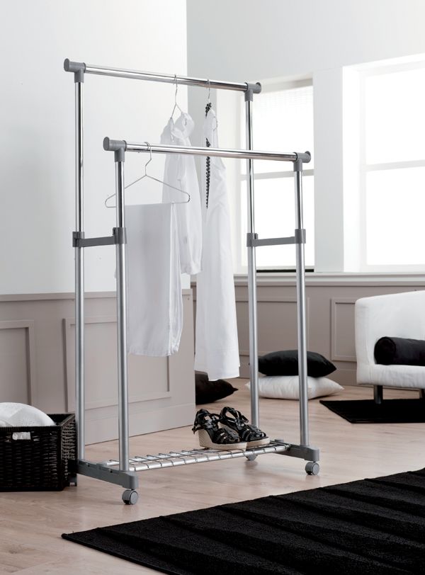 Colgadores para ropa doble "Alex" 5 Compactor