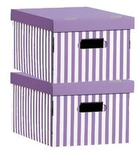 Lote de 2 cajas "Shirt" color ciruela 1 Compactor