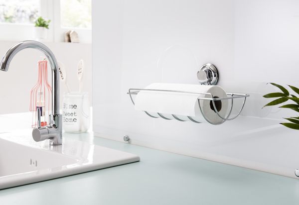 Portarollos de papel de concina (con ventosas) 3 Compactor