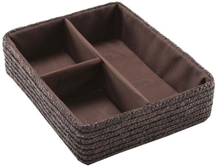 Separador de cajones rígido color chocolate "Lima" 8 cm 1 Compactor