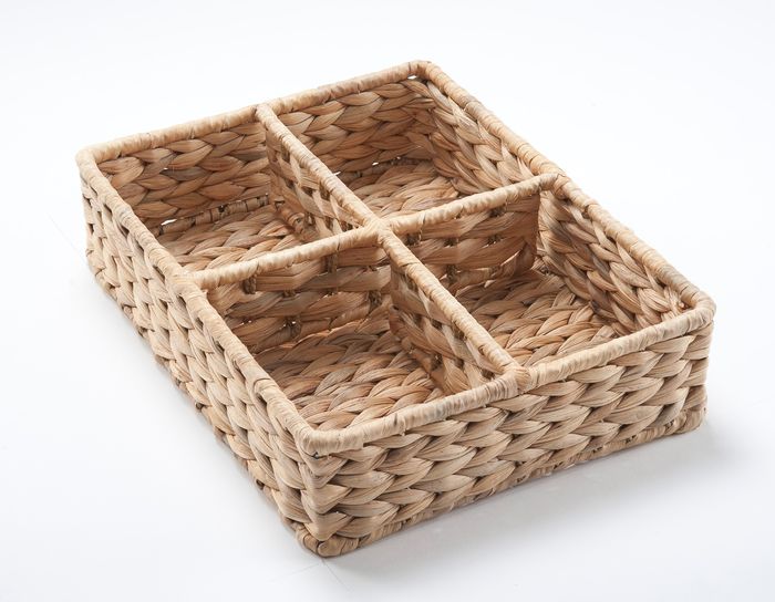 Organizador cajon bajo 4 huecos natural 1 Compactor