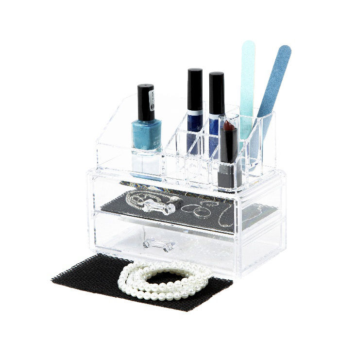 Organizador transparente para maquillaje y joyas 5 Compactor