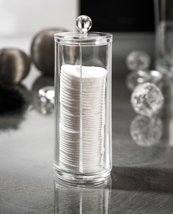 Dispensador de algodones, transparente 4 Compactor