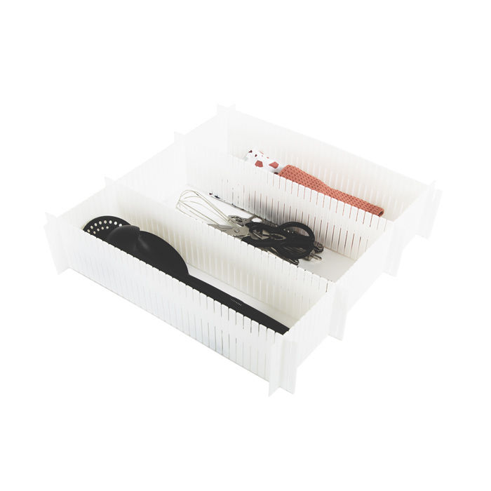 Organizador de cajones "Free" blanco 6 Compactor