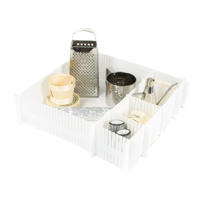 Organizador de cajones "Free" blanco 7 Compactor