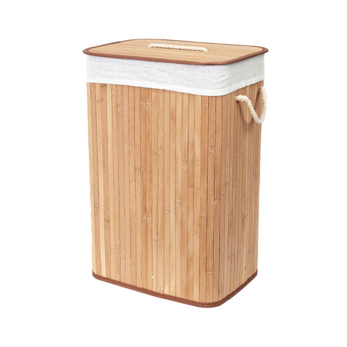 Cesto rectangular para ropa "Bambou" 1 Compactor