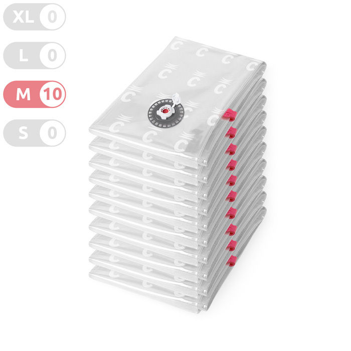 Lote de 10 bolsas de compresión Aspispace talla M 1 Compactor