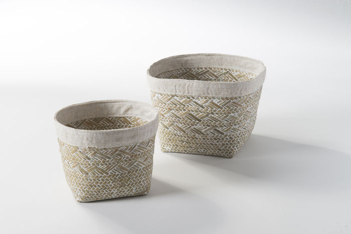 Set 2 cestas natural tahiti 1 Compactor