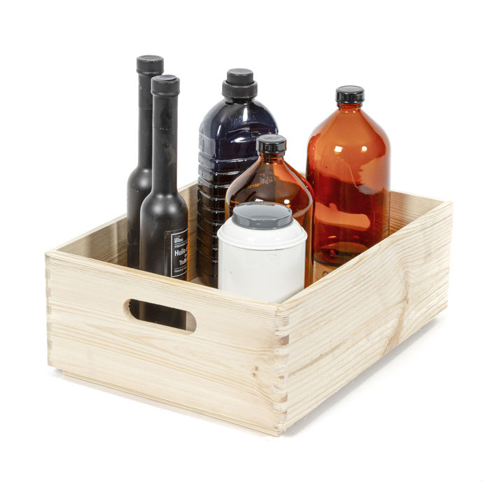 Caja "Box", de pino natural, tamaño M 4 Compactor