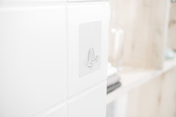 Gancho transparente reposicionable 5 Compactor