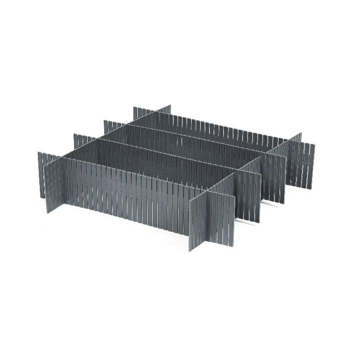 Organizador de cajones "Free" gris 4 Compactor