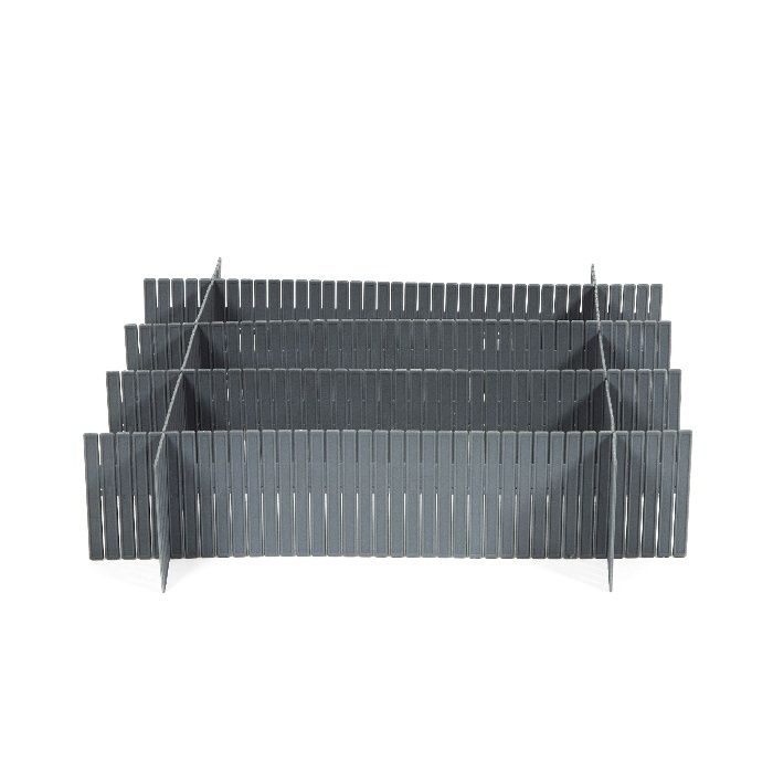 Organizador de cajones "Free" gris 5 Compactor
