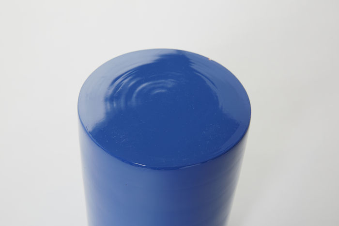 Bote grande de bambú lacado color índigo "Danang" 3 Compactor