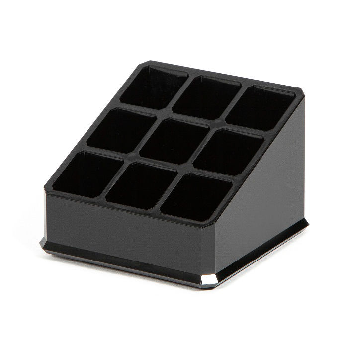 Organizador de barras de labios, color negro 1 Compactor
