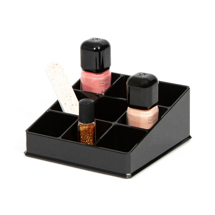 Organizador de esmaltes, negro 3 Compactor
