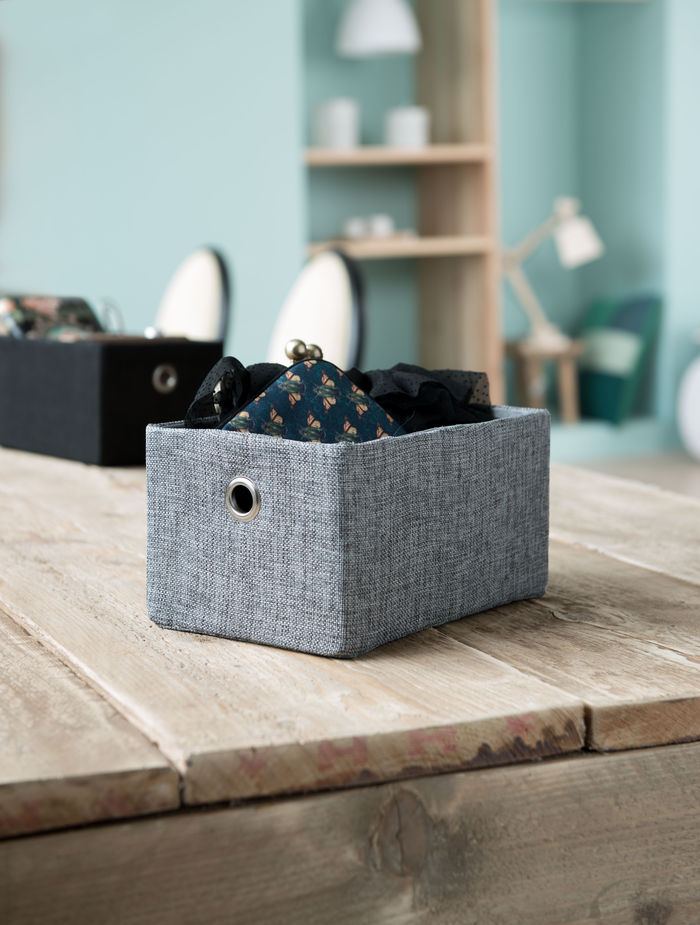 Cesto "York" color gris jaspeado 5 Compactor