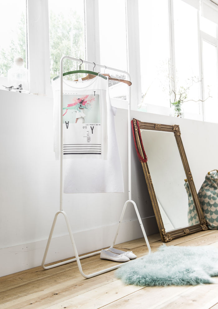 Colgadores para ropa "Fyn", color blanco 5 Compactor