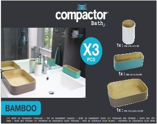 Lote 3 soporte y bandeja utensilo de bambu 1 Compactor