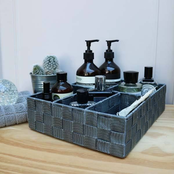 Separador de cajones gris oscuro