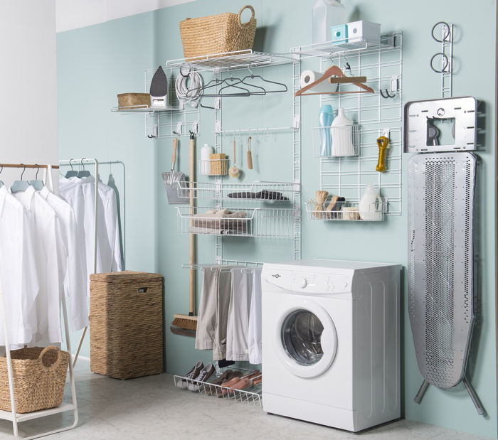 Cesto tamaño XXL Walltech Lavandería 3 Compactor