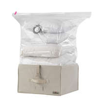 Compactor beige "2.0" Caja Almacenaje Rígida Al Vacío - M