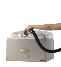 Compactor beige "2.0" Caja Almacenaje Rígida Al Vacío - XL