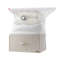 Compactor beige "2.0" Caja Almacenaje Rígida Al Vacío - XL