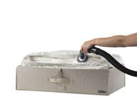 Compactor beige "2.0" Caja Almacenaje Rígida Al Vacío - XXL