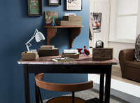 Caja grande de madera con tapa "Vintage"