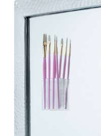 Porta pinceles mural de maquillaje